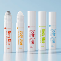 Colle corporelle roll-on sous marque privée, adhésif cutané personnalisé, fabricant OEM ODM pour marques de mode et de vêtements, approvisionnement en gros