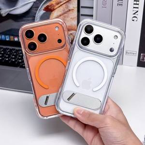 <span class=keywords><strong>Coque</strong></span> de téléphone magnétique <span class=keywords><strong>transparente</strong></span> avec support, compatible avec <span class=keywords><strong>iPhone</strong></span> 17 <span class=keywords><strong>Pro</strong></span> Max/16/15/14/13/<span class=keywords><strong>12</strong></span> - Product Image 4