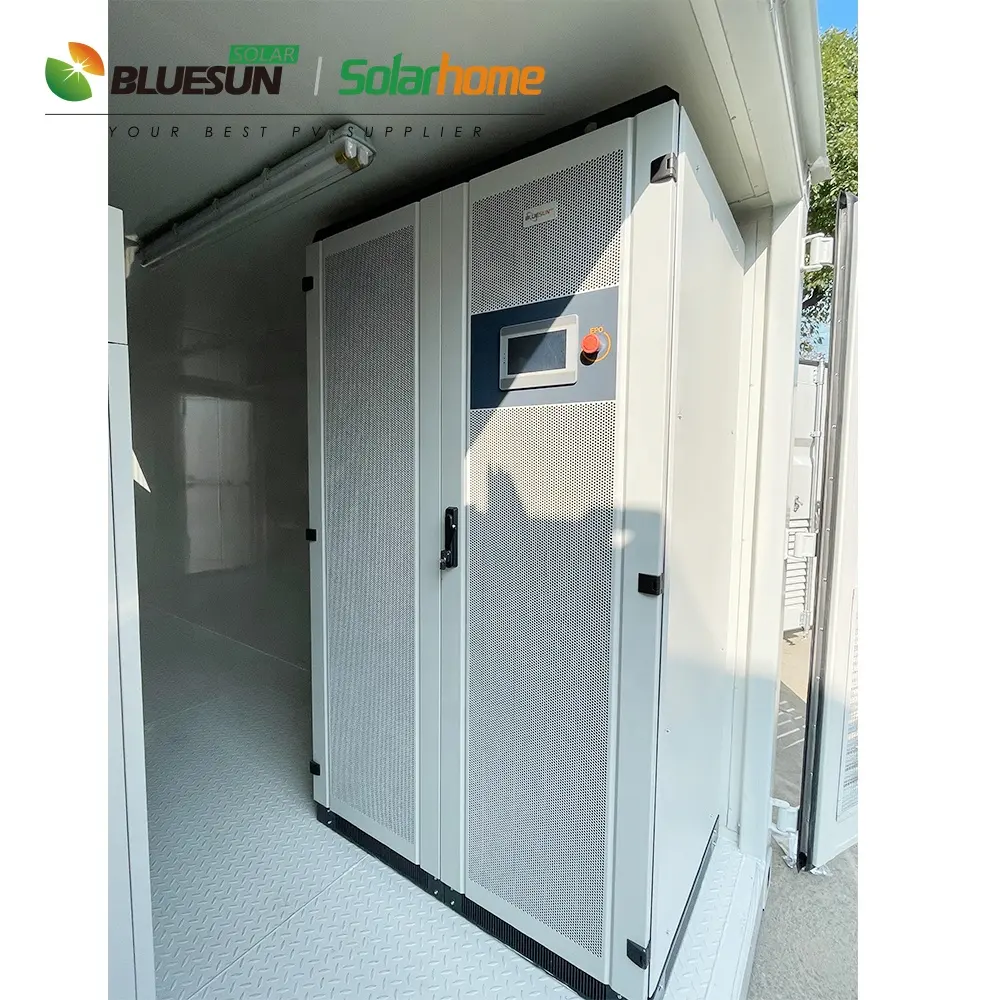 Bluesun 1mwh năng lượng mặt trời Lithium Ion pin container lưu trữ up giải pháp thay thế DIESEL phát điện