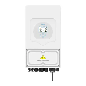 Deye Hybride Omvormer Zonne-Energie Systeem 8kw 10kw 12kw 15kw Hybride Grid Omvormer Met Batterij