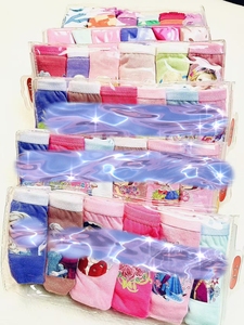 6 culottes pour filles, 100% coton imprimé, jolies culottes enfantines à motifs de dessins animés, sous-vêtements doux en coton pour petites filles, culottes en satin pour femmes - Product Image 5