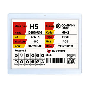 Etiqueta de Precio Electrónica Inalámbrica Inteligente para Almacenamiento en Estanterías, Pantalla de Tinta Electrónica de 7.5 Pulgadas, Soluciones y Software IoT, ESL para Productos de Supermercado - Product Image 3