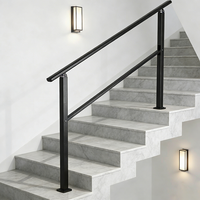 Rampe d'escalier moderne en acier inoxydable et alliage d'aluminium, anti-rouille, pour extérieur, balcon, villa, protection UV, clôture de sécurité
