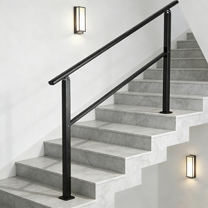 درابزين حديث مقاوم للصدأ من الفولاذ المقاوم للصدأ وسبائك الألومنيوم للسلالم الخارجية والشرفات مع حماية من الأشعة فوق البنفسجية - Product Image 4