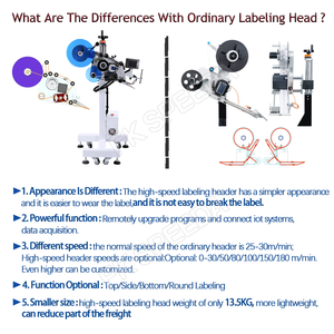 Feibin khối lượng cao dây chuyền lắp ráp ghi nhãn đầu di động máy dán nhãn phẳng nhãn Máy tập tin đính kèm - Product Image 3