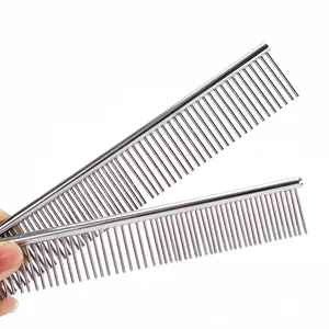 Pet Knotting Comb Dog Cat Comb For Removing Tangles And Knots Stainless Steel Professional Pet Hair Grooming Comb