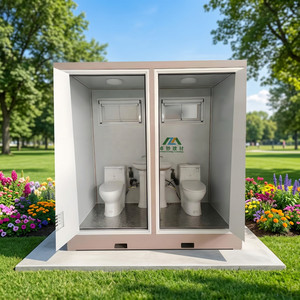 Inodoro móvil de acero plegable al mejor precio para acampar al aire libre, pesca, sitio de construcción, inodoro Modular portátil para exteriores - Product Image 1