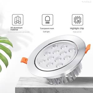 Modern Dimmable Aluminum LED Ceiling Spotlight 3W/5W/7W/9W/12W/18W 90mm Cut-Out IP65 Rated for Home Office & Hotel Use - Product Image 3