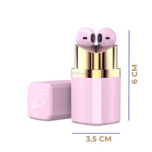 Elegate X99 หูฟังไร้สาย 5.2 ดีไซน์ลิปสติกสำหรับผู้หญิง แฟชั่น รองรับการโทรด้วยเสียง เม็กซิโก - Product Image 4