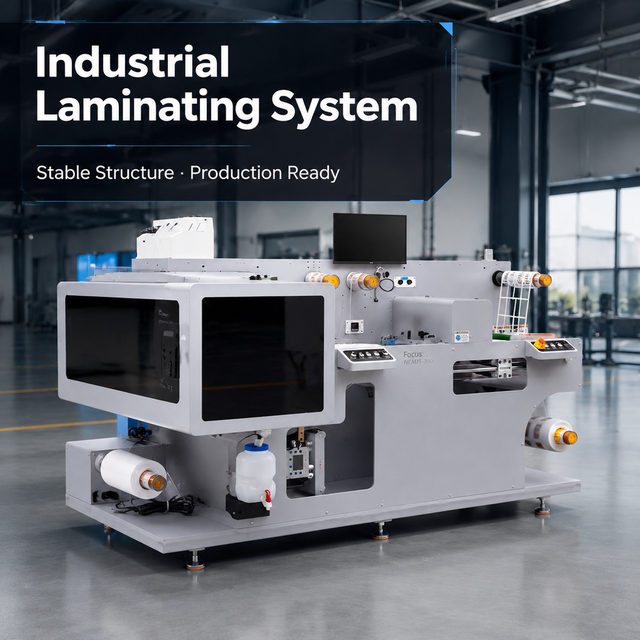 High Precision UV330mm Digital Label Printer and Cutter | CMYK+White+Varnish All-in-One Machine
