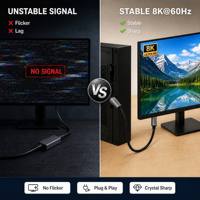 Câble DP vers USB C 4K120Hz, adaptateur DP vers Type-C, câble tressé en aluminium pour moniteur et ordinateur portable