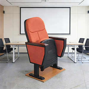 Tiyatro Mobilyaları Oditoryum Koltuğu Katlanabilir Kumaş Oturma Alanı Çelik Ayaklar Ahşap Kolçak Sinema Spor Salonu Tiyatro Kilise Okul Otel Kullanımı İçin - Product Image 2