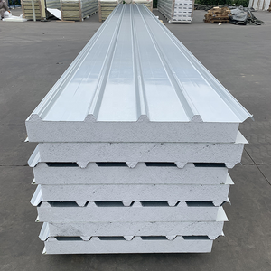 Bán buôn chống cháy và chống thấm nước cách nhiệt tấm lợp AU tiêu chuẩn mở rộng Polystyrene EPS PIR mái bánh sandwich Panel - Product Image 1