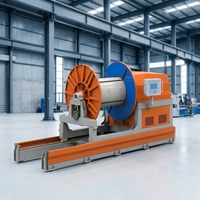 Machine d'enroulement automatique industrielle pour tiges d'aluminium, haute vitesse 150 m/min