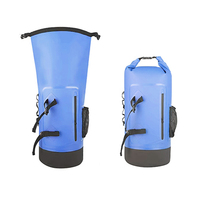 SINOTOP 35L 500d PVC bâche Premium sac sec étanche sac à dos avec couvercle roulant pour Camping Sports de plein air Trekking sac