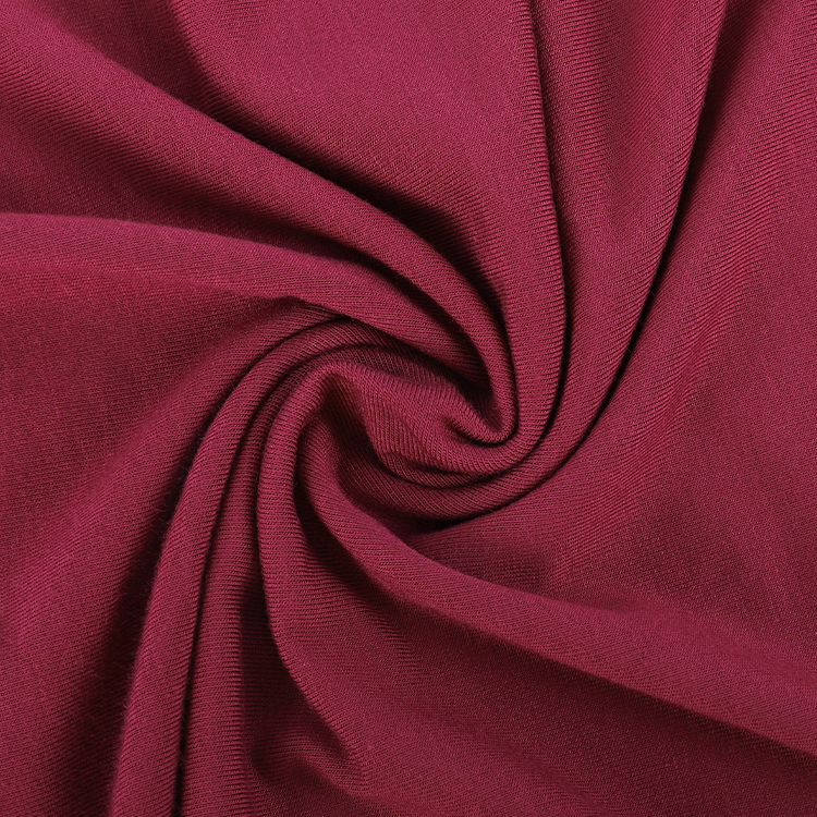 Wholesale High Quality Spandex Soft Solids Plain Eco Friendly Recycled Jersey Fabric T Shirt