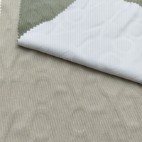Tissu en cuir PU fin et doux au toucher, anti-moisissure, avec support tricoté pour l'habillement