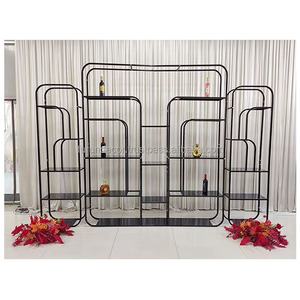 FURUN, estante para vino de boda, barra de exhibición, barra de recepción de boda elegante, Fondo, decoración de eventos de boda - Product Image 1