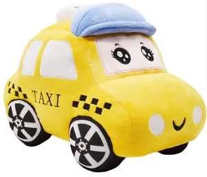 교통 택시 자동차 봉제 장난감 귀여운 사랑스러운 사용자 정의 소녀와 소년을위한 도매 부드러운 먹거리