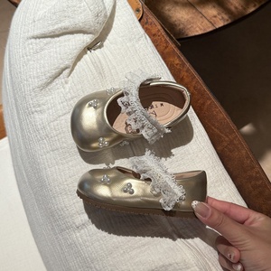 Scarpe Mary Jane con Perle per Bambine, Suola Morbida, Primavera, per Bambine da 1 a 3 Anni - Product Image 6