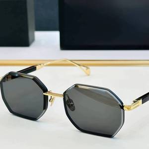 Gafas de sol polarizadas sin montura poligonales de lujo de alta gama, ideales para la conducción de hombres en el ámbito empresarial, gafas de sol con protección UV - Product Image 5