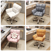 Chaise de bureau moderne en velours et cuir PU à prix avantageux de Hebei, réglable en hauteur, pivotante, pour le salon