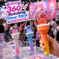 Lumière de concert LED 2.4G à télécommande Bluetooth avec application, nouveau design, cœur personnalisable, acrylique lumineux, marchandise pour fans d'idoles Kpop