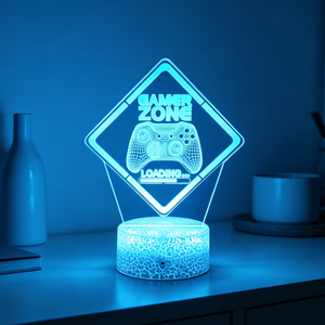 Customized 3D Game Room Desk Lamp Console Game LED Desk Lamp <b>for</b> Home and Office Decoration - Product Image 3