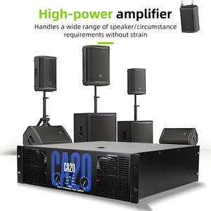 Ca20 3U 2-kênh 2000W ngoài trời khuếch đại công suất cho djs thiết kế thụ động với 8Ohm 4ohm Trở kháng vỏ kim loại loa - Product Image 4