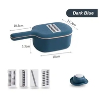 4 In 1 Magische Multifunctionele Rotatie Groentesnijder Afvoermand Keuken Vegetarische Fruitversnipperaar Rasp Snijmachine