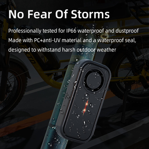 أحدث جهاز تحكم عن بعد طويل الاستعداد 113dB كاشف التسلل للماء IP66 مركبة البحث دراجة التنبيه - Product Image 4