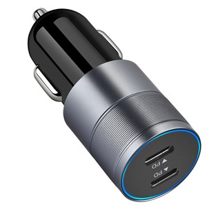 Chargeur rapide de voiture double port 12V 24V universel PD 20W USB C Socket Compatible pour <span class=keywords><strong>iPhone</strong></span> 15 <span class=keywords><strong>14</strong></span> pour Samsung pour Galaxy Gan Material - Product Image 5