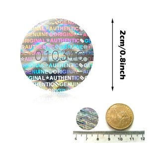Adesivo ologramma 3D stampa personalizzata etichette ologramma argento/oro Laser vinile fustellato adesivo olografico - Product Image 2