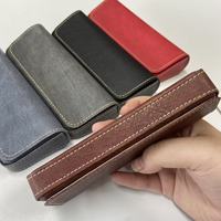 Étui à lunettes rétro et compact fait main
