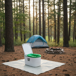 Film de protection biodégradable portable, film compostable en rouleau, sacs à déchets pour toilettes, film Wrappon pour le camping, la randonnée et le trekking en plein air - Product Image 1