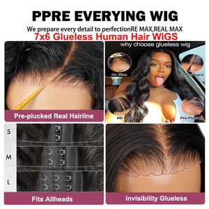 Pelucas <span class=keywords><strong>de</strong></span> <span class=keywords><strong>Cabello</strong></span> Humano con Frente <span class=keywords><strong>de</strong></span> Encaje Ondulado HD <span class=keywords><strong>de</strong></span> 200 40 46 30 Pulgadas 13x4, Peluca Frontal <span class=keywords><strong>de</strong></span> Encaje Brasileño, Pelucas sin Pegamento, <span class=keywords><strong>Cabello</strong></span> Humano Listo para Usar - Product Image 3