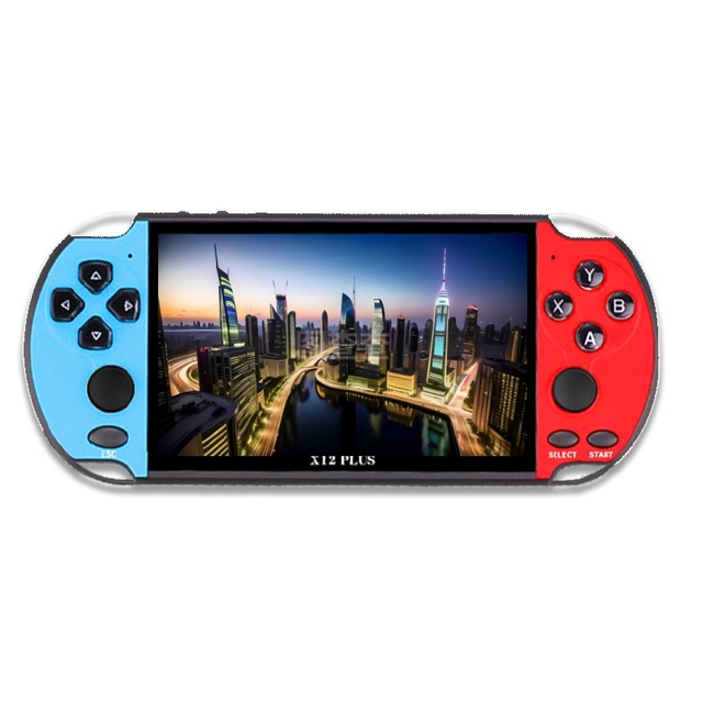 7.0 Inch Pocket Handheld X12 Plus Video Game Console 10000 Games Arcade Retro Playstation4 Game Player Plus