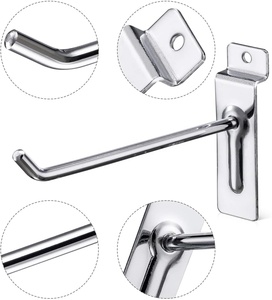 Wholesale Hookie Metal Slatwall <b>Hook</b> Retail <b>Display</b> <b>Hooks</b> Source Supplier Multiple Size - Product Image 4