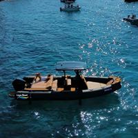 Bateau pneumatique de luxe Liya 7,5 m avec grand transat, homologué CE, pour loisirs et pêche