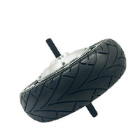 Moteur de moyeu de 9,5 pouces, moteur de moyeu sans balais à courant continu à engrenages de 9,5 pouces avec encodeur pour scooter, fauteuil roulant, chariot robot, voiture, tondeuse à gazon