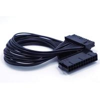 Cable de extensión ATX, placa base ATX 24 pines macho a 24 pines hembra Cable de extensión de fuente de alimentación para PC interna PSU Power