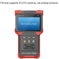 Testeur de caméra vidéo IP CCTV réseau PoE 4K H.265, moniteur de sécurité, installation, maintenance, diagnostic, testeur CCTV