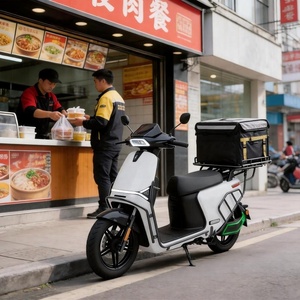 Scooter électrique Enduro pour passagers, 2 roues, pédales, cyclomoteur électrique, moteur à moyeu 4000W, batterie lithium 72V - Product Image 1