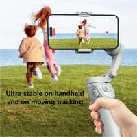SF18 Stabilisateur de Cardan Intelligent pour Téléphone Portable 360° avec Suivi Facial Automatique IA, Perche à Selfie Trépied Connectée BT, Cardan de Suivi Professionnel