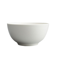 Bol en céramique blanche minimaliste moderne, bol à soupe en porcelaine pour hôtel, restaurant, maison, cuisine