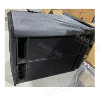PAKLAM Pro Caisson de basses amplifié 18 pouces pour intérieur/extérieur avec basses Line Array Modèle RS-218 Puissance crête 2400W pour événements en direct