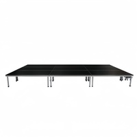Plate-forme modulaire de scène en alliage d'aluminium pliable Portable 6m X 3m Capacité de charge de 1000kg Garantie de 3 ans certifiée CE pour les événements
