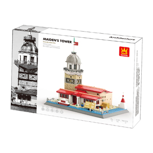 Wange 5229 Gioco Educativo Fai-da-Te, Modello della Torre di Istanbul in Plastica ABS da 200 Pezzi, Blocchi da Costruzione Ispirati alla <span class=keywords><strong>Turchia</strong></span> - Product Image 6