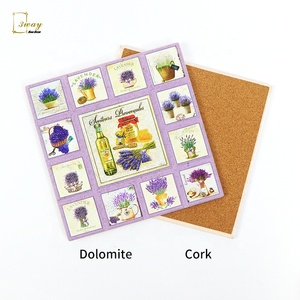 Custom OEM Kitchen <strong>Table</strong> Dinner Ceramic Tile Hot Pot Trivet Mats &amp; Pads Placemats Dining <strong>Table</strong> Mat with Cork Base Heat Resistant - Product Image 4