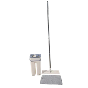 专业家居清洁套装 家用厨房地板清洁工具 自洗式魔术清洁平拖把 免手洗拖把带桶 - Product Image 2